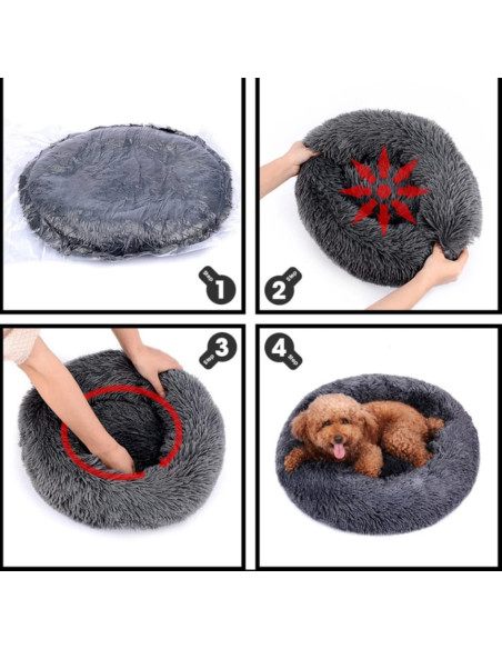 Cama de perro donut 40x40 | ConfortPet